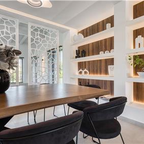 5 bedroom luxury seaside villa with indoor & outdoor pool, near Acharavi, sleeps 10